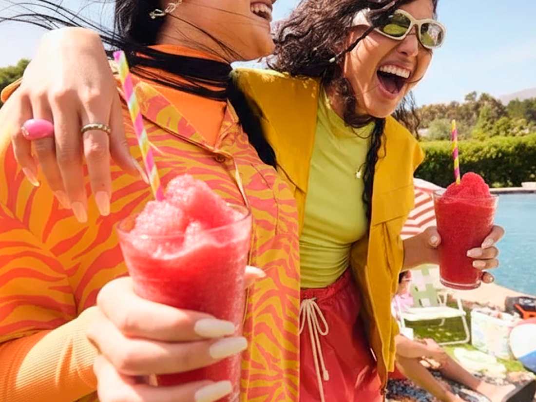 Poolside slushies