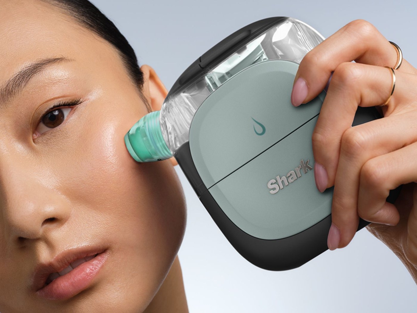Visibly smaller pores