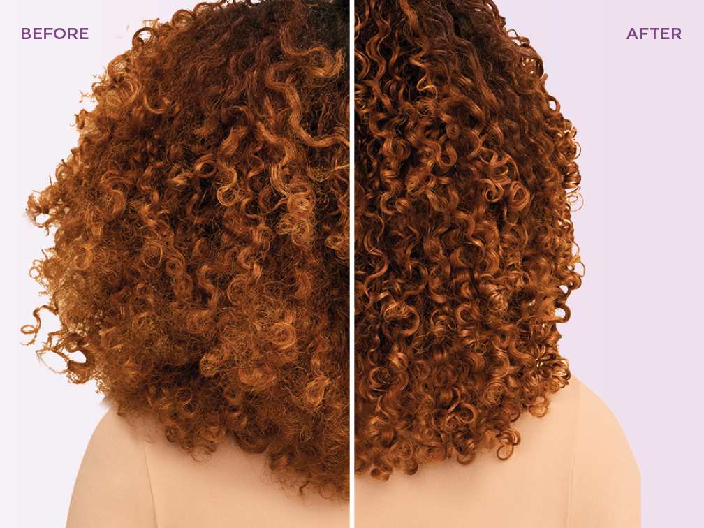Diffuser before and after